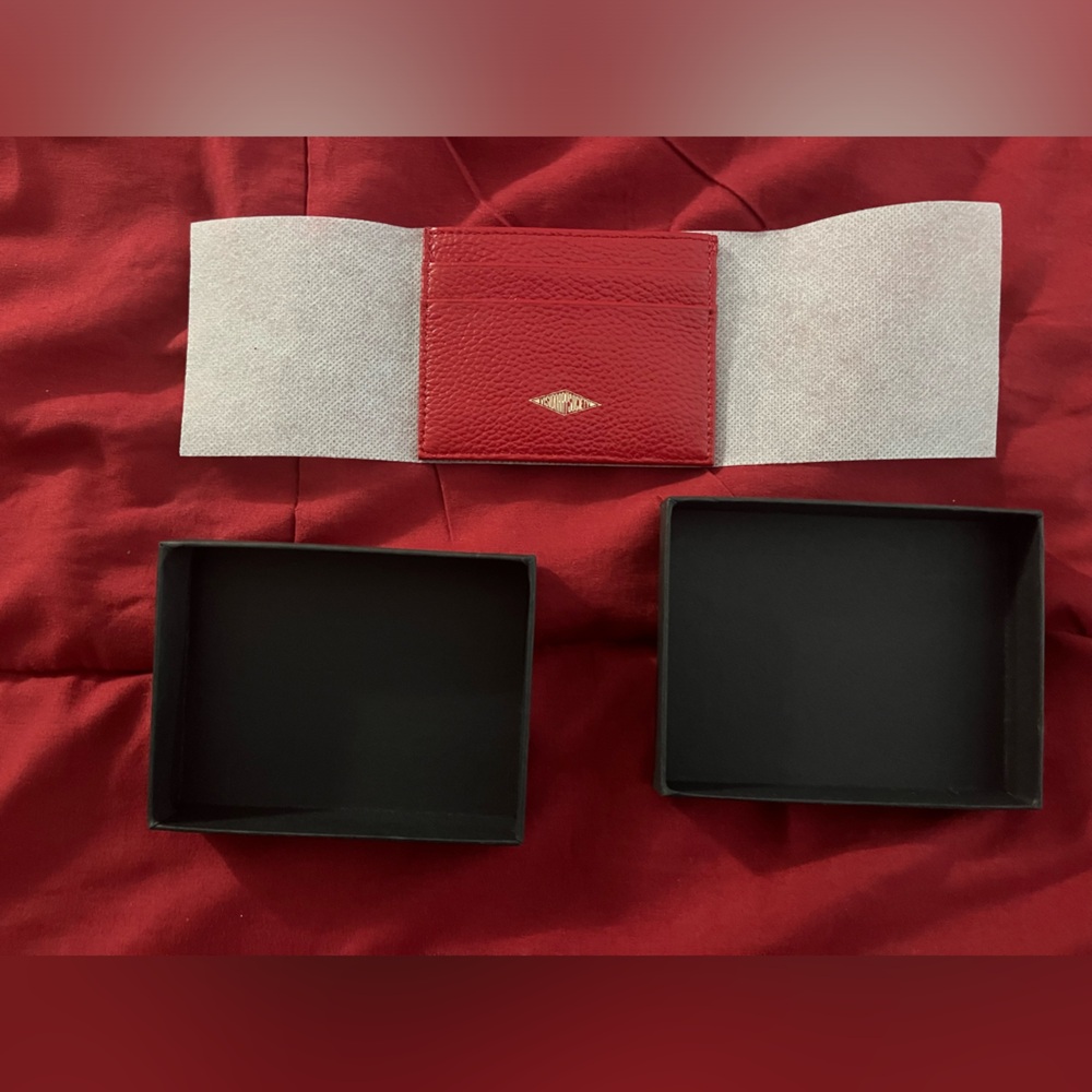 Visionary cardholder wallet ( Red Leather ) OS - Picture 6 of 6